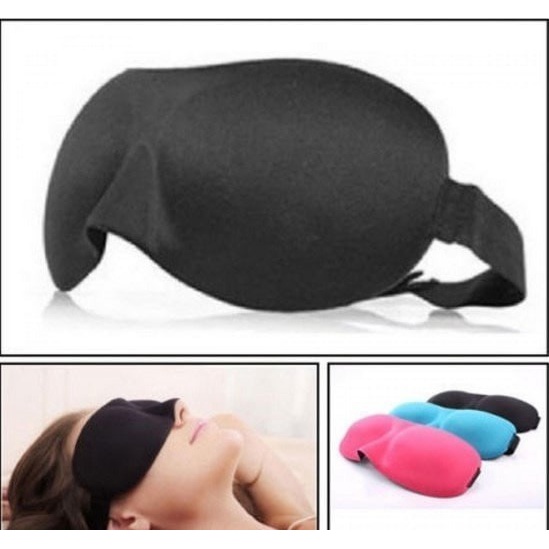 FMFIT 3D Sleeping Mask, Penutup Pelindung Mata saat Tidur dan Travel