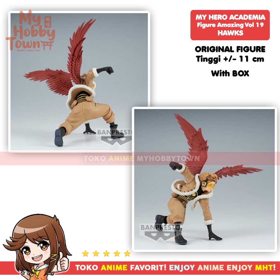 Figure Anime Original My Hero Academia Hawks Amazing Heroes Vol 19