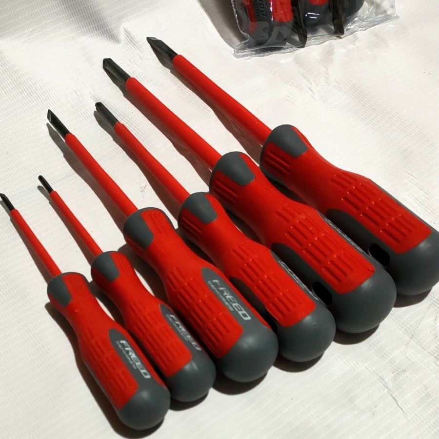 Obeng listrik 6 Pcs FREED - Obeng Listrik Set 6 FREED