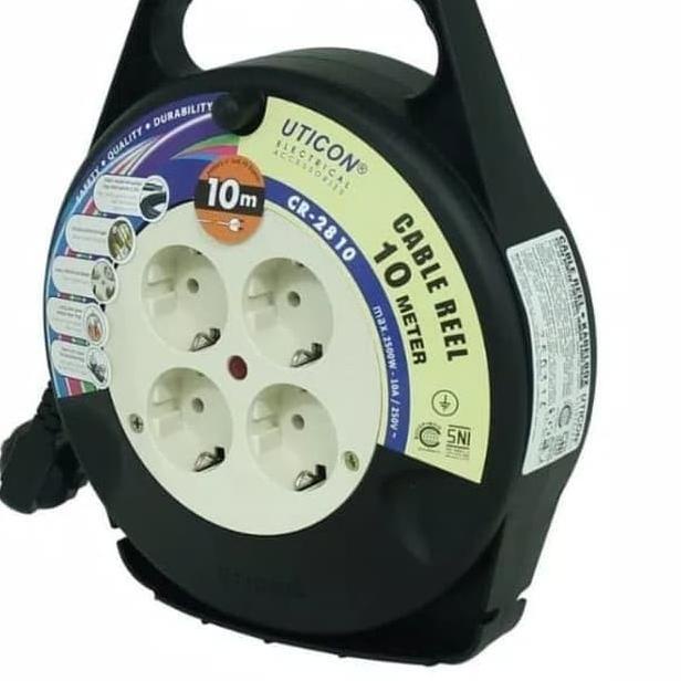 Roll Kabel Uticon 10m Kabel Gulung Sambungan Kabel Uticon 10 meter
