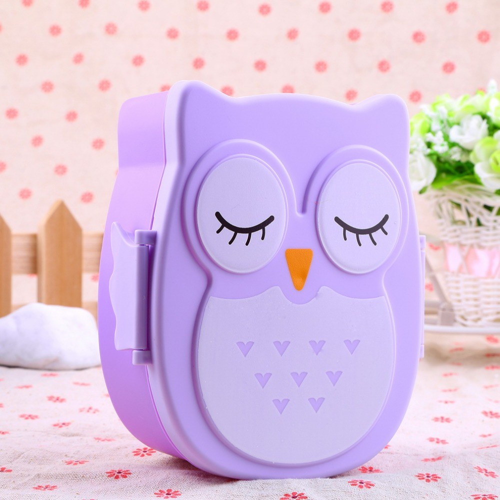 Kotak bekal Burung Hantu Kotak makan anak Luch Box makan siang Owl ko