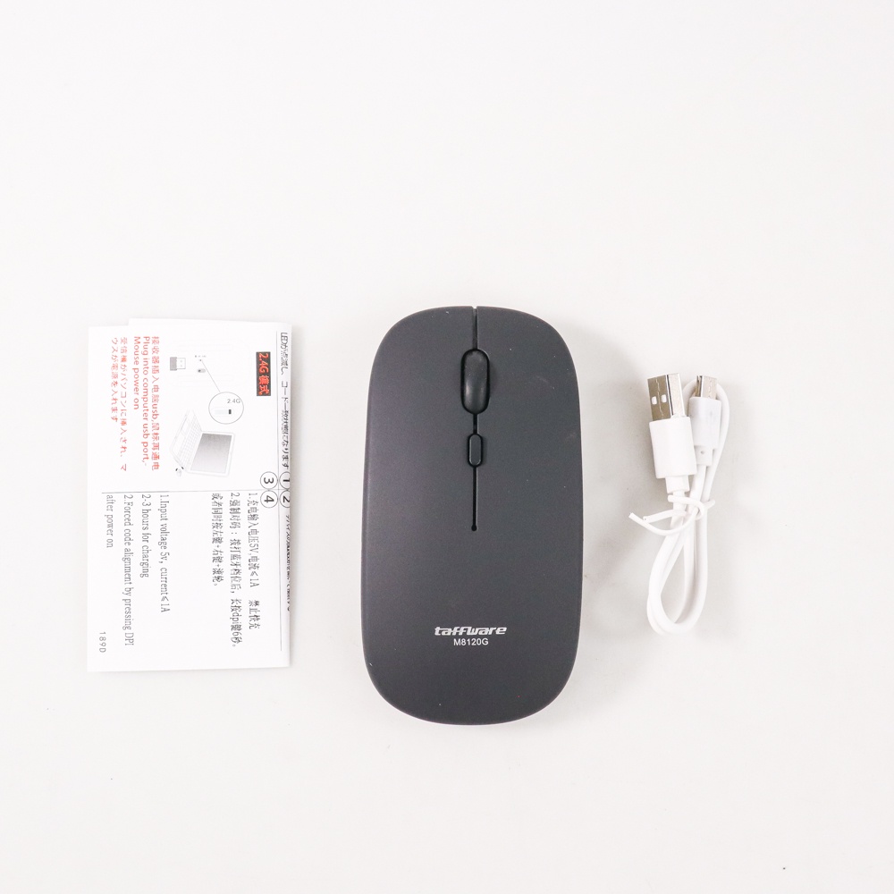 Mouse Bluetooth 5.2 Rechargeable - M8120G--Taffware
