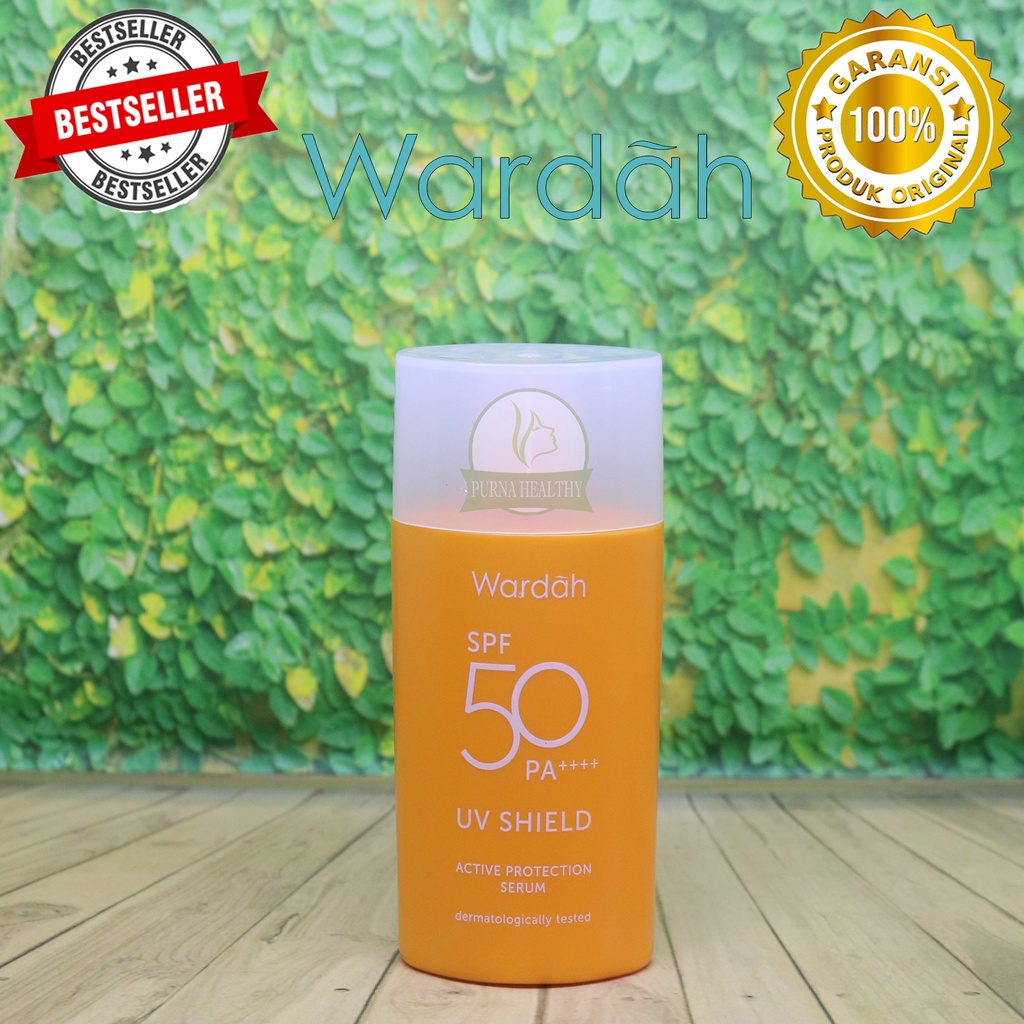 Jual Wardah Sunscreen Original UV Shield Active Protection Serum SPF 50 ...