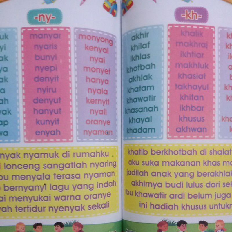 Buku Aku Pintar Membaca Tanpa Mengeja Untuk Anak Usia 4-6 Tahun