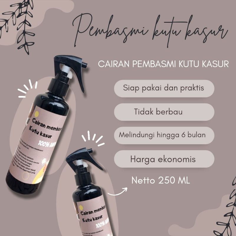 Pembasmi kutu kasur/Anti kutu kasur super efektif//250ml