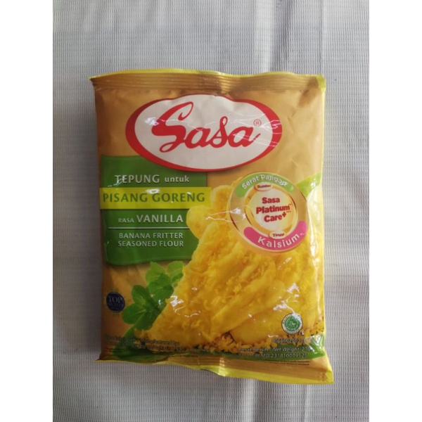 

Sasa tepung pisang goreng Vanilla Crispy