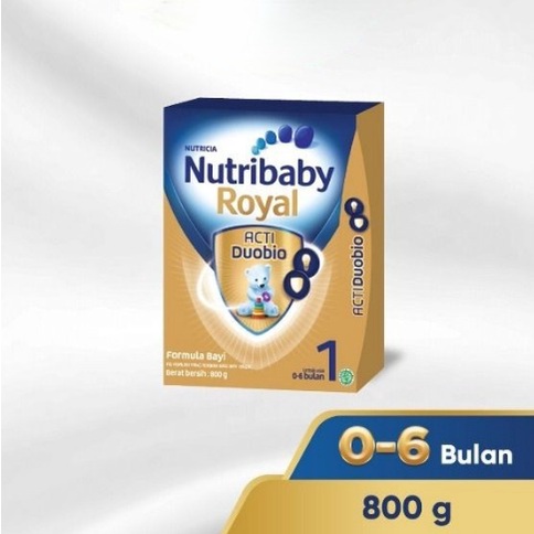 NUTRIBABY ROYAL 1 SUSU FORMULA BAYI 800 G BAYI USIA 0-6 BULAN