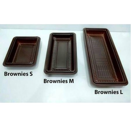 Kotak Mika Brownies S/M/L isi 5pcs