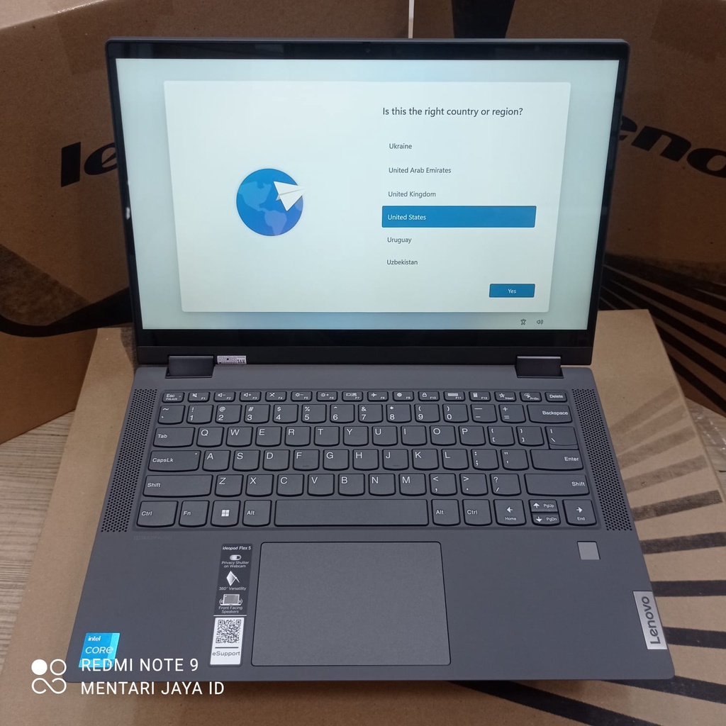 LENOVO IDEAPAD FLEX 5 14 2IN1 X360 TOUCH INTEL i3 1115G4 FINGERPRINT WINDOWS 11