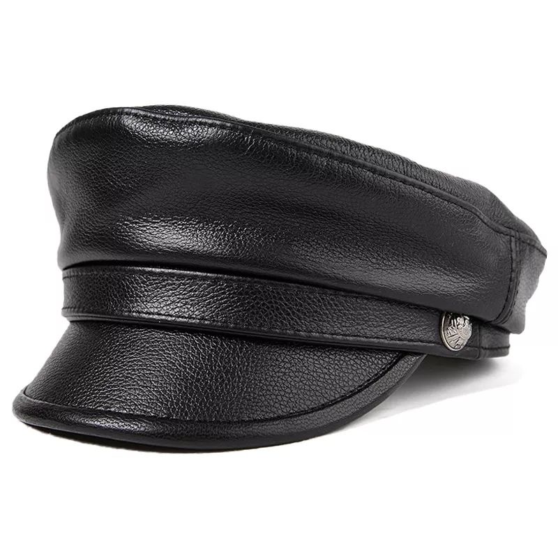 topi kulit pria asli 100% original