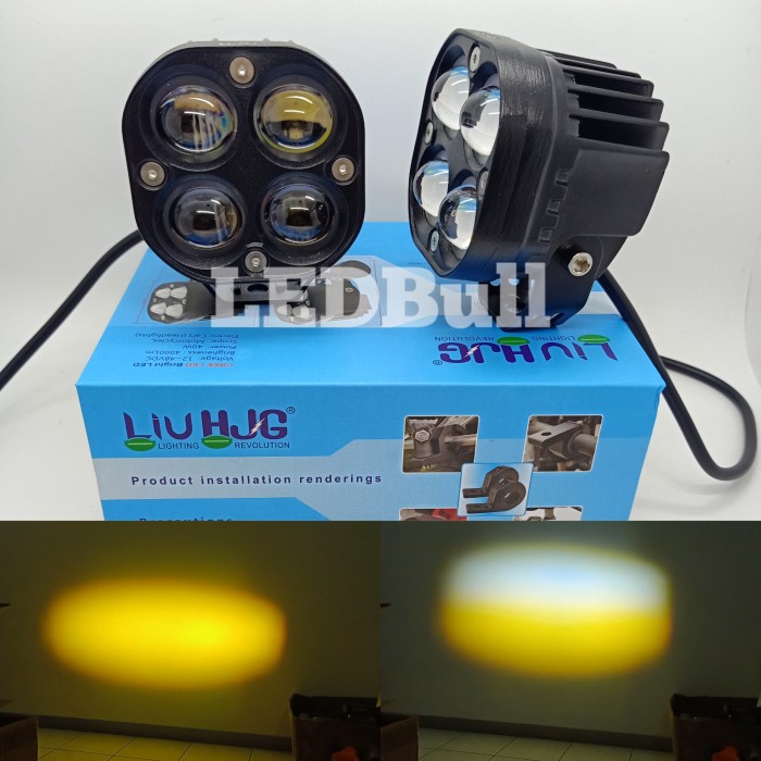 Lampu Tembak Sorot LED Cree MB4 60W CWL 4 Mata L4Z ORI HJG