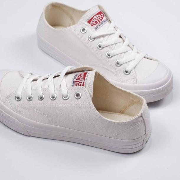 Sepatu Ventela Basic White Low 100% Original - Putih, 41