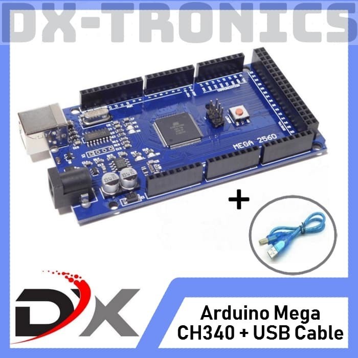 Mega 2560 ATmega2560 With CH340 Microcontroller + USB Cable