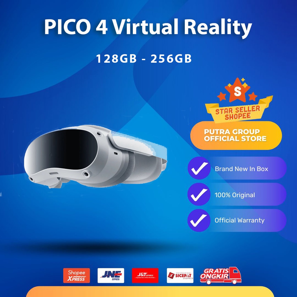 PICO 4 All-in-One VR Headset Virtual Reality Glasses 128GB 256GB