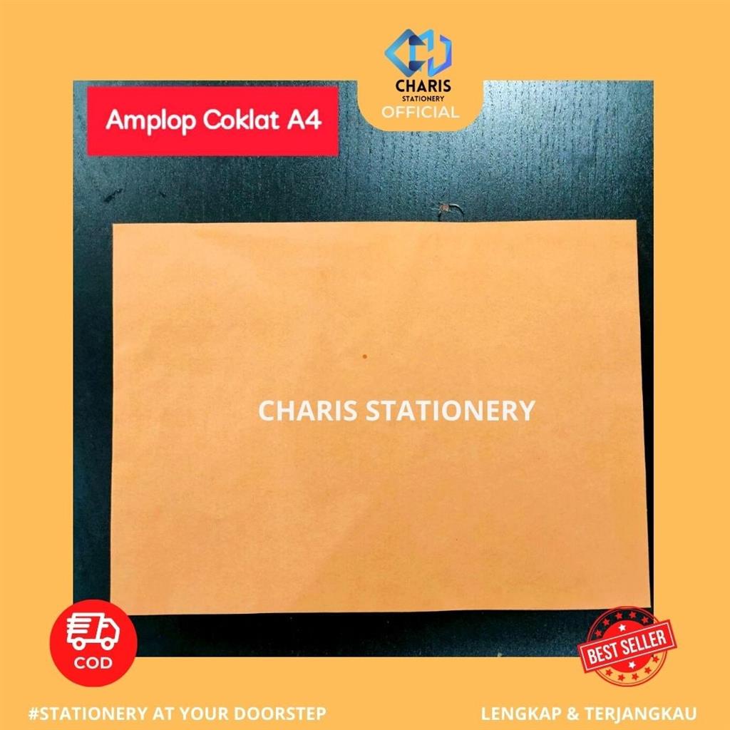 

CHARIS STATIONERY - Amplop Coklat A4 AKS (100 Pcs/Pak)