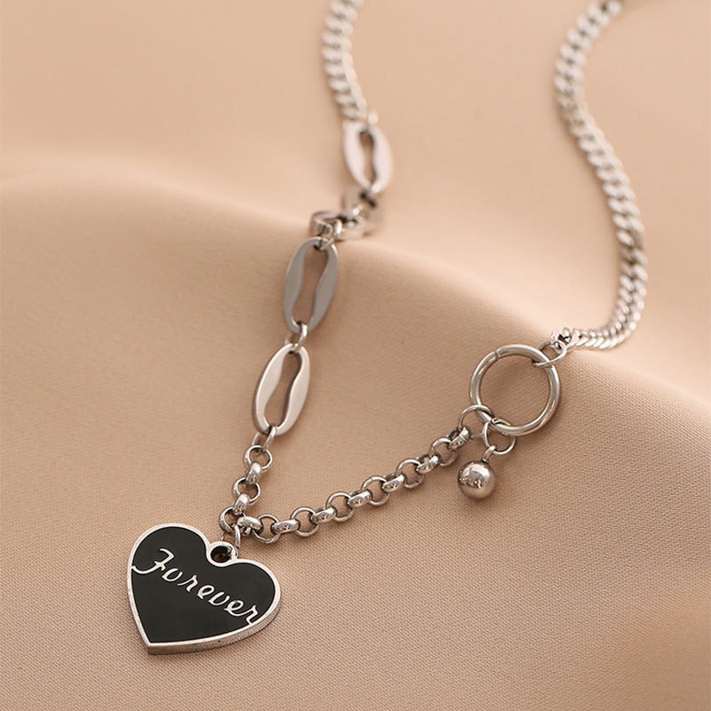 Kalung love forever titanium anti karat harga grosir bisa cod