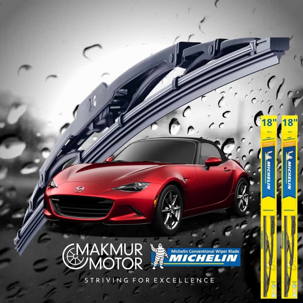 Jual MICHELIN RAINFORCE CONVENTIONAL WIPER FOR MAZDA MX5 ND | Shopee ...