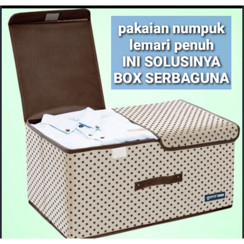 BOX ORGANIZER KOTAK PENYIMPANAN BAJU#BOX BAJU BOX serbaguna