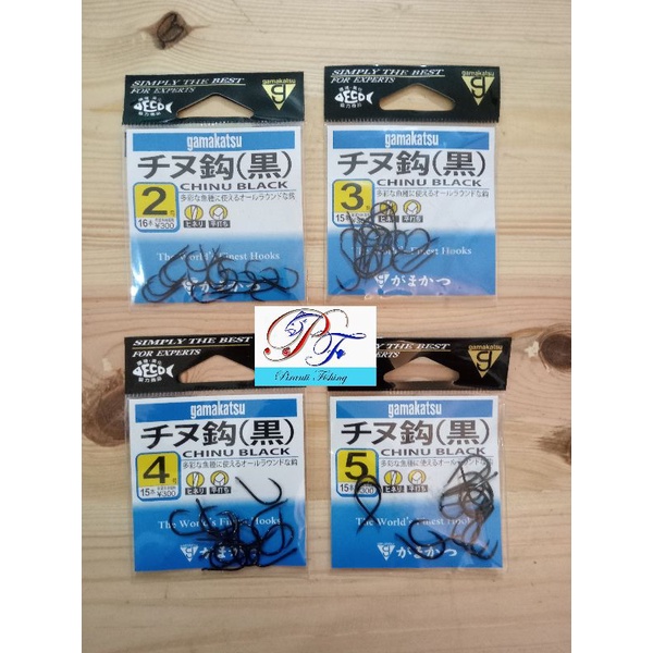 Mata kail Chinu Black Gamakatsu