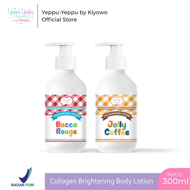 Yeppu-Yeppu By Kiyowo Fragranced Brightening Body Lotion With Collagen &amp; Vitamin E 250ml