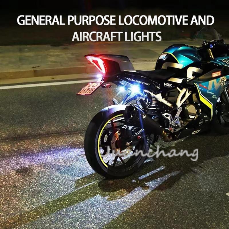 Mobil Motor Sepeda Bersepeda echargeable Kedip Lampu 7warna Dimodifikasi Drone Pesawat Lampu Malam Penerbangan LED Strobo Kedip Lampu Drone LED Cahaya Peringatan Cahaya