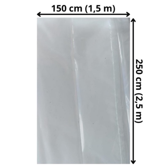 PLASTIK SILASE JUMBO TEBAL 150 x 250 cm Tebal 150 mikron 1 PCS (1KG)