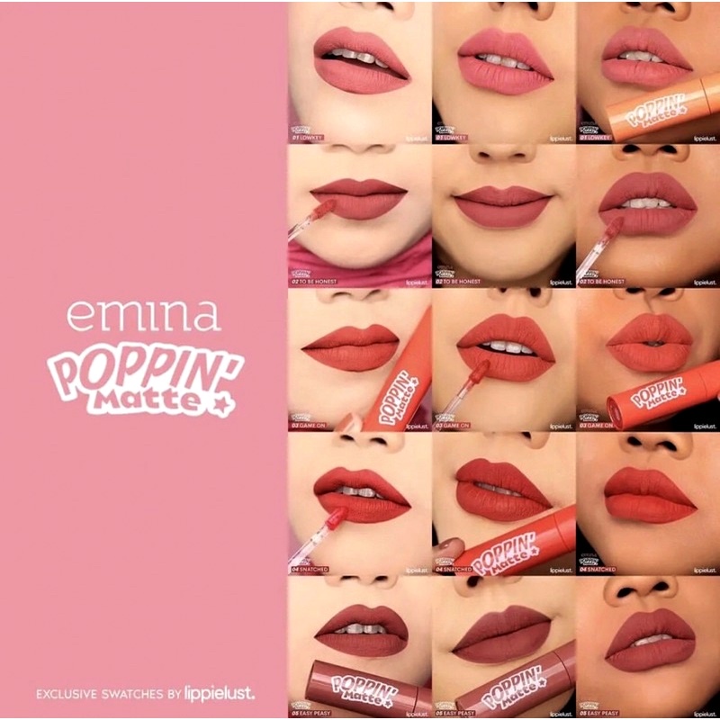 Jual Emina Poppin Matte Lip Cream 4.5gr LipCream Emina BPOM Shopee