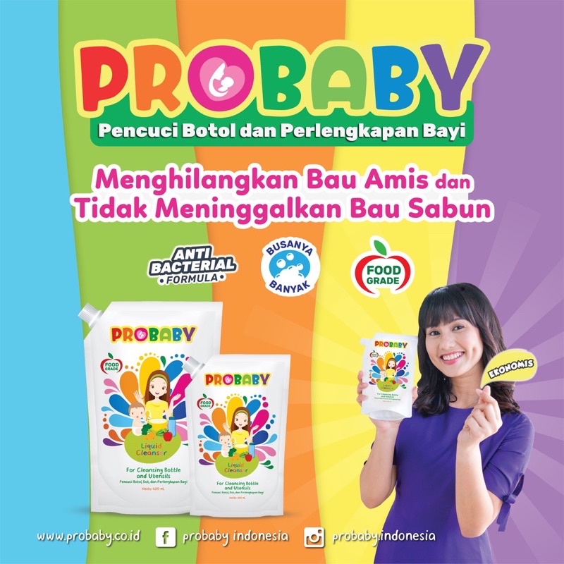 PROBABY Liquid Cleanser 450ml+150ml |700ml+450ml