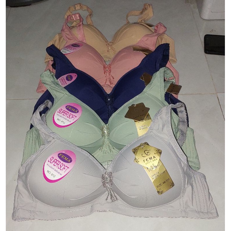 bra cup jumbo tanpa kawat // bh tanpa kawat cup besar H3