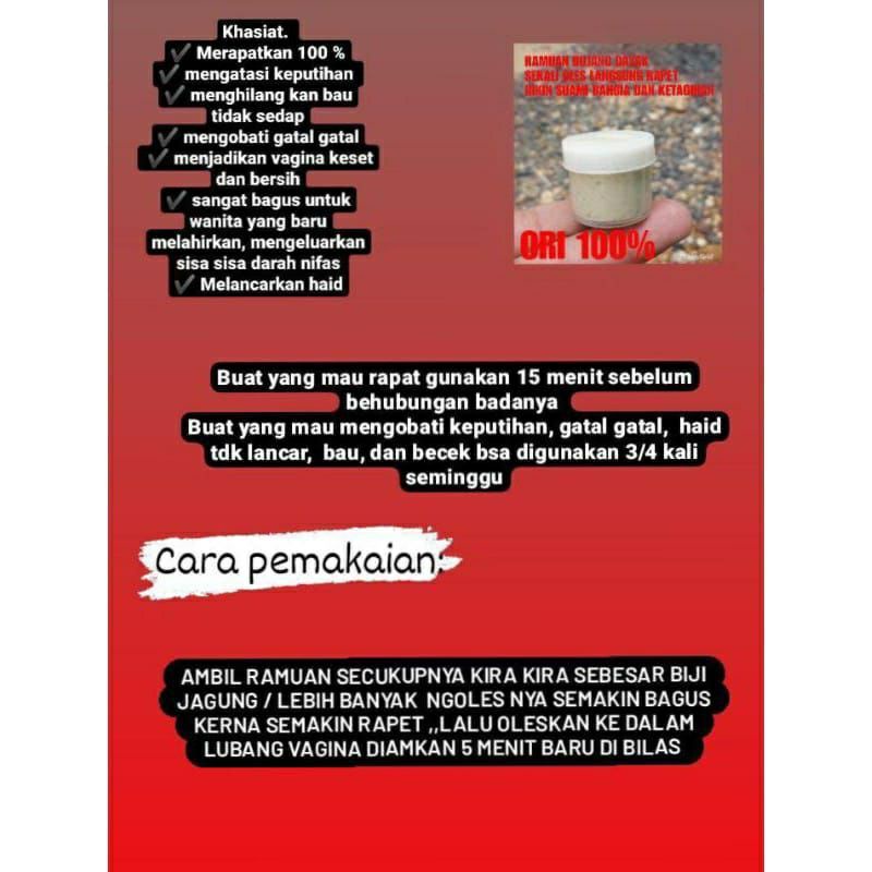 RAMUAN DAYAK ORIGINAL HERBAL/RAMUAN BUJANG DAYAK KALIMANTAN