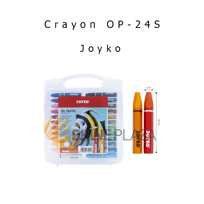 

Crayon Joyko Titi 24 Warna OP-24S - Oil Pastel Color Krayon Joyko