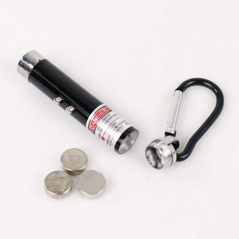 3 in 1 Red Laser Pointer 1mw 650nm + Flashlight &amp; UV - A-LPP-006