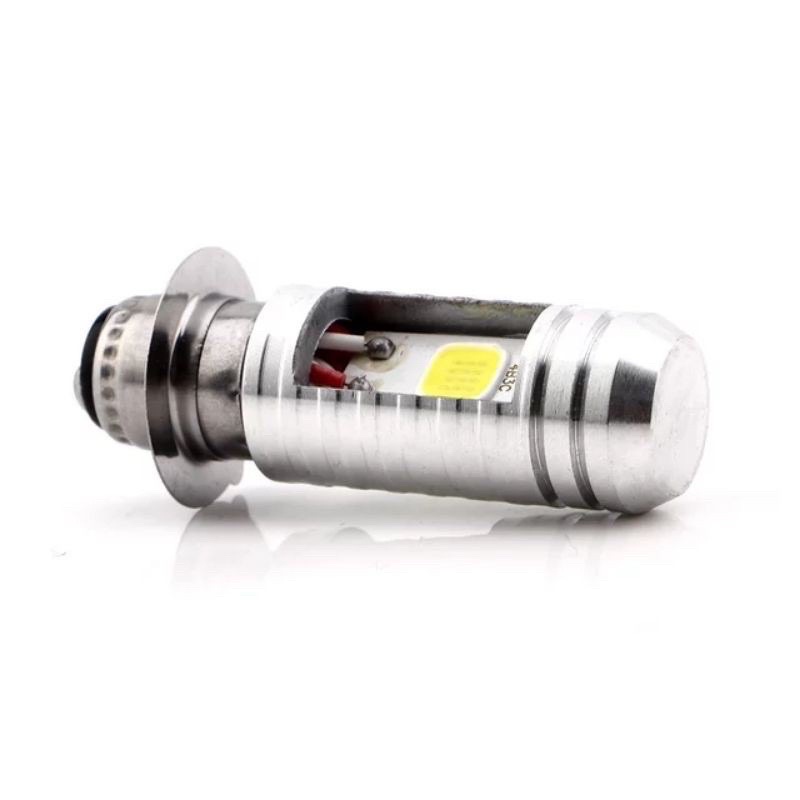 Lampu Utama LED H6 2 Sisi Mata AC DC Universal Motor Bebek Matic