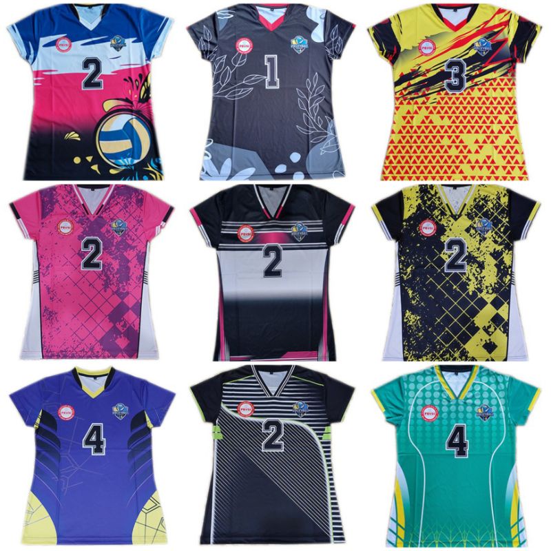 PROMO COD baju voli volly full printing cewek HIGH QUALITY PREMIUM / Baju jersey full printing voli 