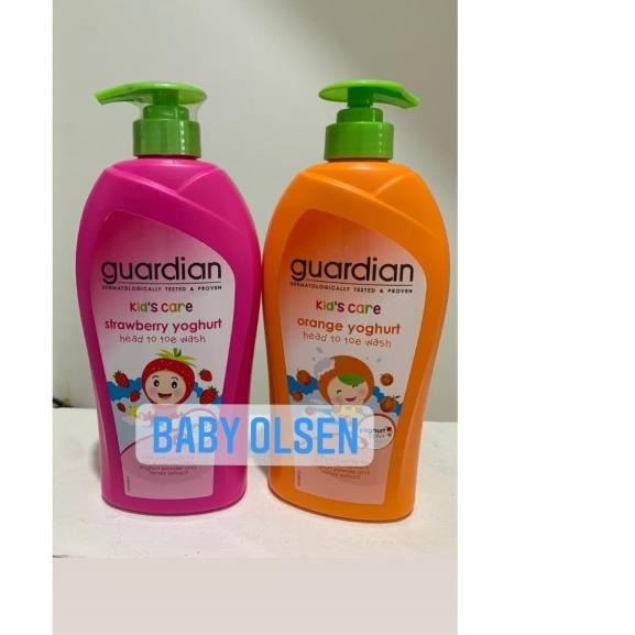 GUARDIAN KIDS CARE HEAD TO TOE/SABUN MANDI ANAK - orange yoghurt
