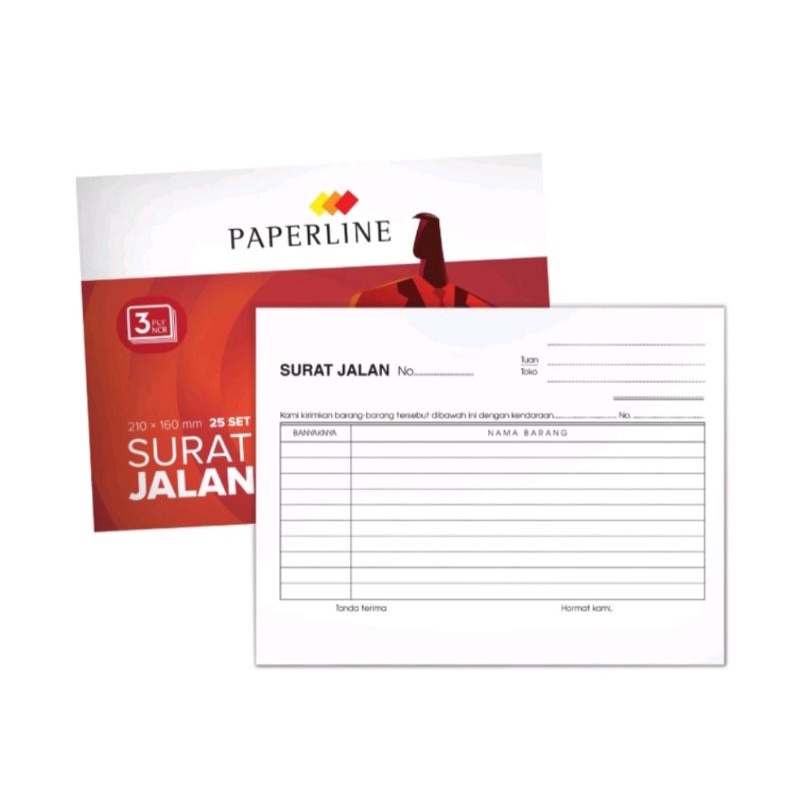 

Surat Jalan 3 Rangkap Paperline Surat Jalan B3 Ply NCR 25 Set