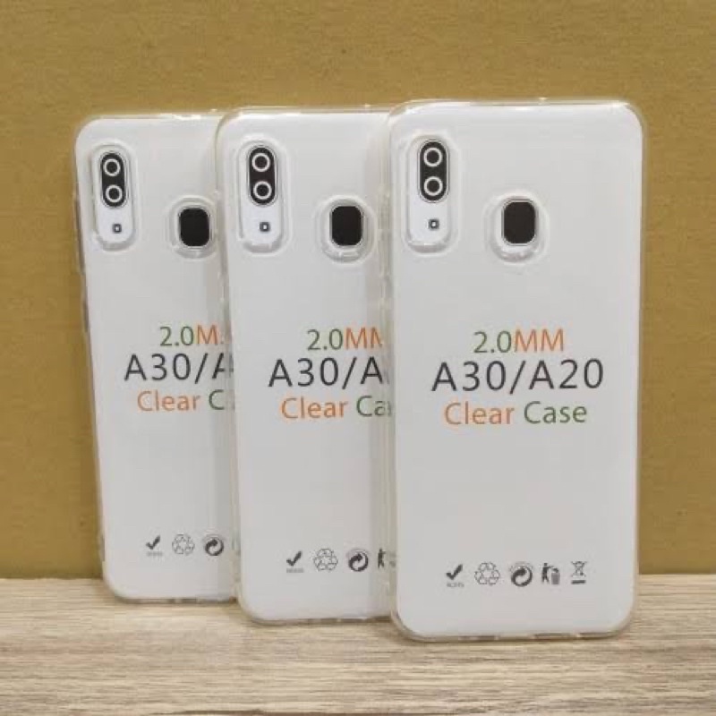 SPACE PROTECT CASE SAMSUNG A20/A30/A22 4G/A23/A33/A02S A03S/A50 A50S/A53/A72/A73 Case TEBAL TRANSPARANT