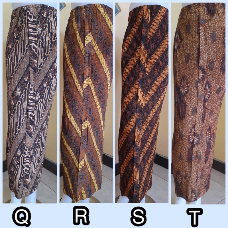plisket wiru batik rok jarik wiru plisket