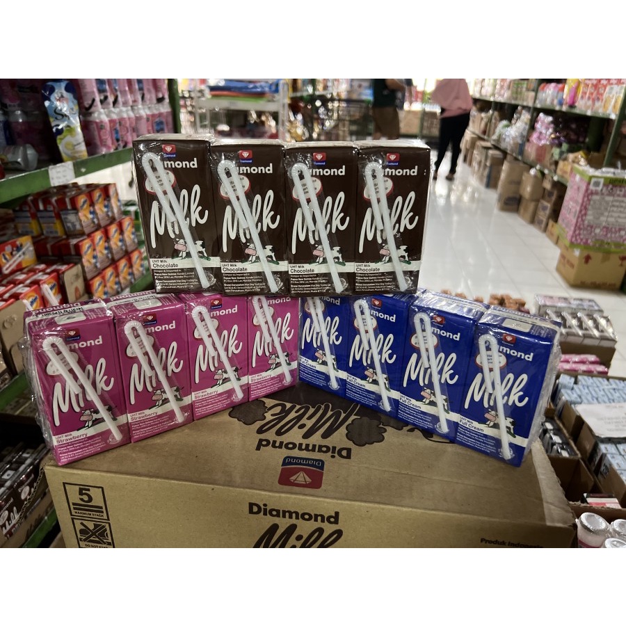 

diamond milk uht pak 200ml (special pack isi4)