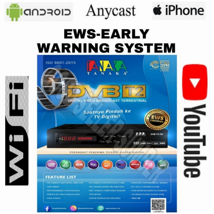 Produk Terbaru Promo Termurah Stb Set Top Box Tanaka Garansi Resmi