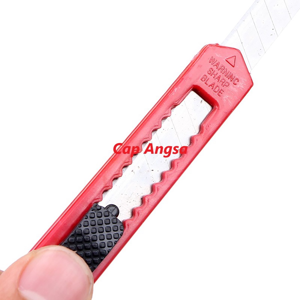 PISAU KATER CUTTER KUTER SMALL CUTER KNIFE PISAU KUTER KECIL PEMOTONG KERTAS PACKING MINI UTILITY KNIFE