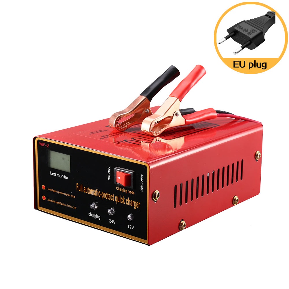 Charger Aki Motor Dan Mobil Otomatis Accu Kering Dan Basah Lead Acid Battery Charger Auto Charger Aki/Accu Mobil Motor