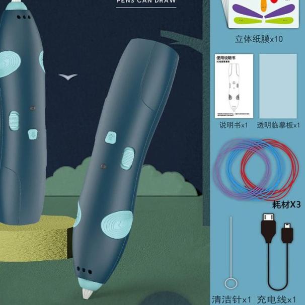 

AZ NEW 3D Printing pen 3D Printer Arts Pen Making Doodle Arts & Crafts - RefilKabelisi10