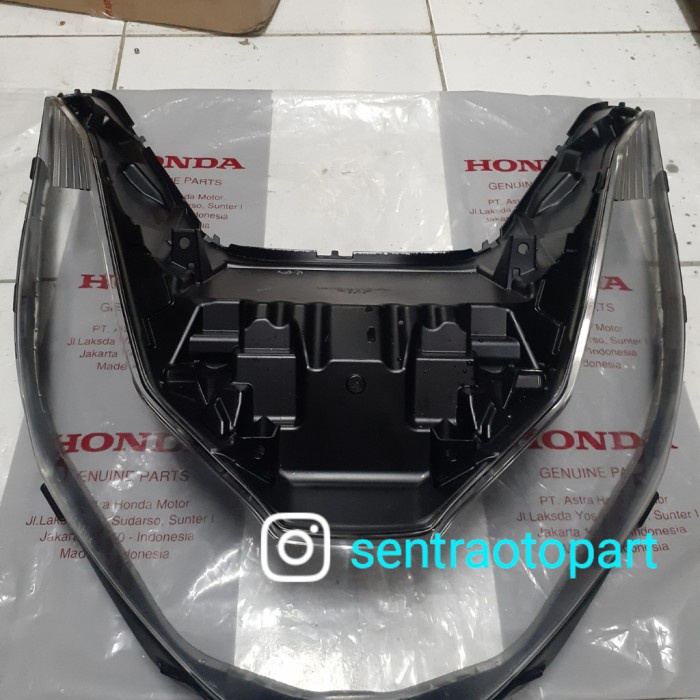 Mika kaca lampu depan all new pcx 160 2021 ada list hitam orisinil