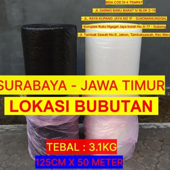 

Buble Wrap Hitam 125 Cm x 50 Meter - Tebal 2kg, Hitam