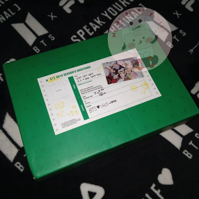 BTS 2019 Season's Greetings SG19 Fullset Baby Photo