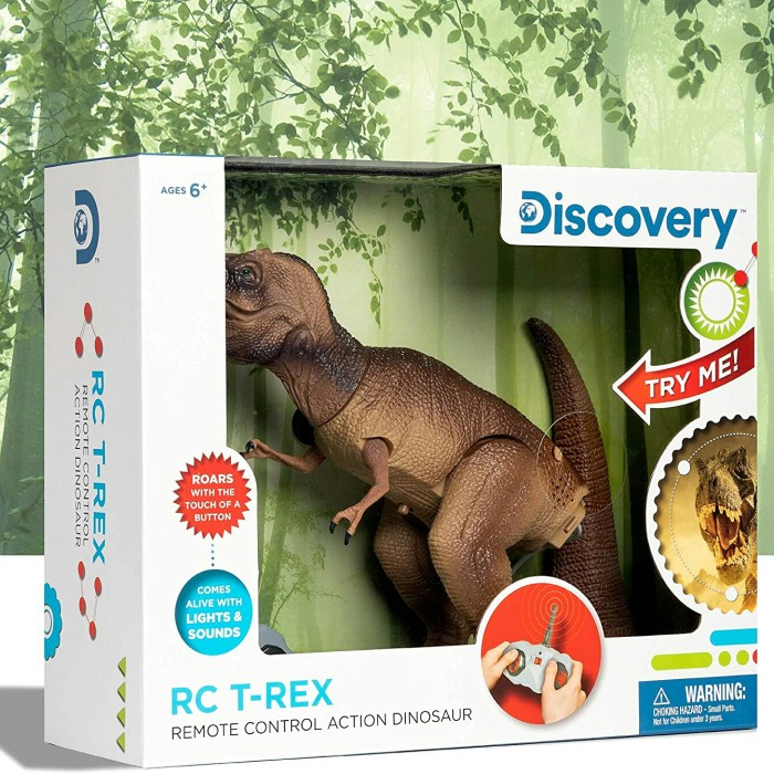 Discovery Toy Remote Control RC T Rex Action Dinosaur