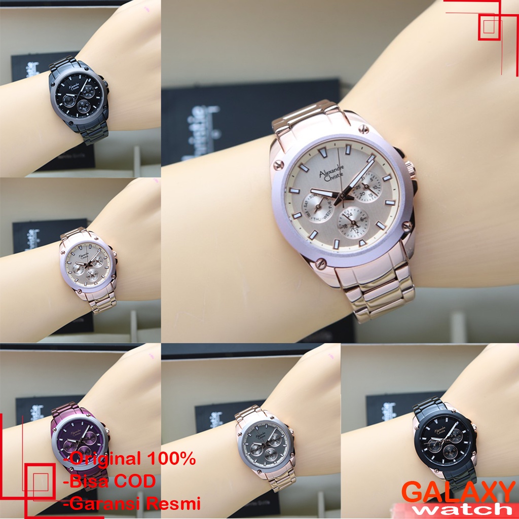 ALEXANDRE CHRISTIE JAM TANGAN WANITA JAM TANGAN ORIGINAL JAM TANGAN WANITA TERBARU JAM ALEXANDER CHR