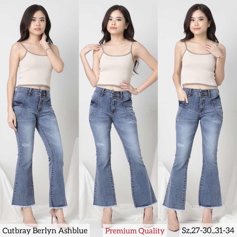CELANA JEANS CUTBRAY BOOTCUT IMPOR DOMINANT SIZE JUMBO