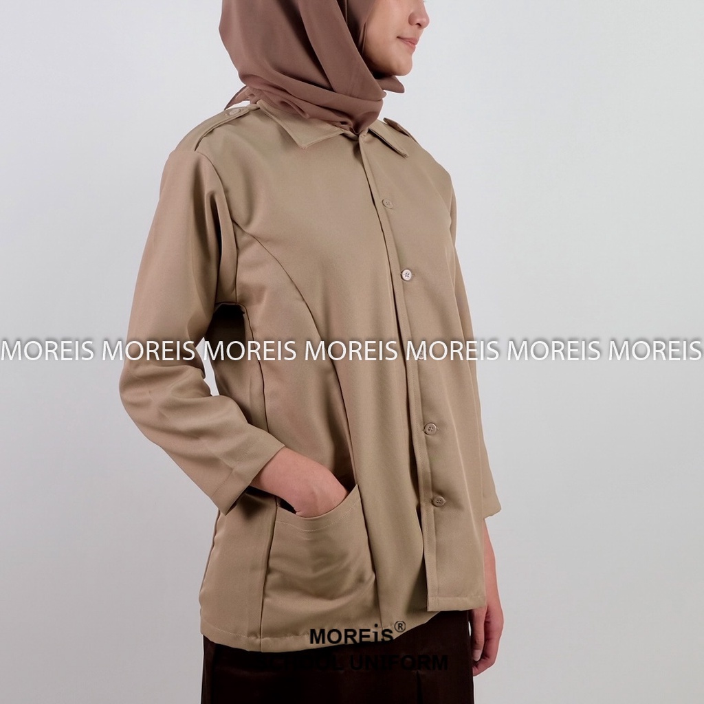 Seragam Pramuka Penggalang dan Pembina Perempuan Bahan Rapilo/Gabardine